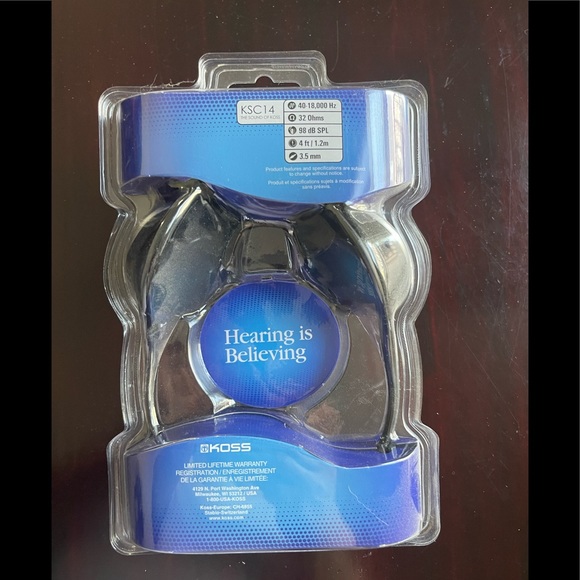 Koss Behind The Head  Headphones KSC14 - Picture 2 of 3